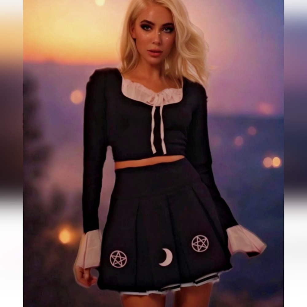Dolls Kill Pastel Goth Witch Set Killstar Hot Topic Sugar Thrillz Widow
